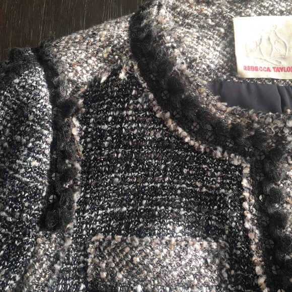 SALE⭐️⭐️⭐️Rebecca Taylor Boucle Wool Jacket - Picture 8 of 8